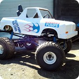 Monster Truck Go-Kart I built for Anthony during his 3rd grade and for promotion.